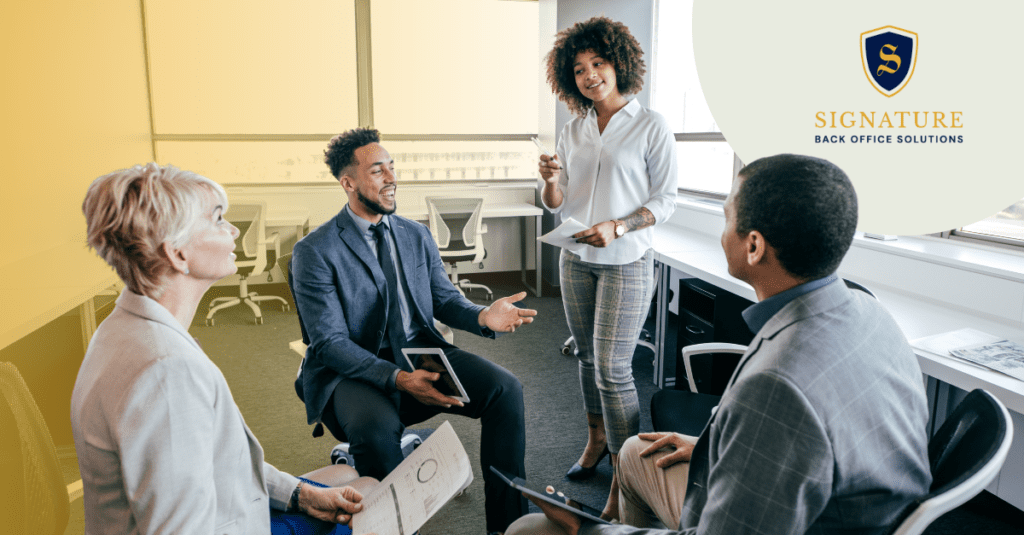 Image showcasing innovative business services for 2025, focusing on AI recruitment strategies for staffing firms.